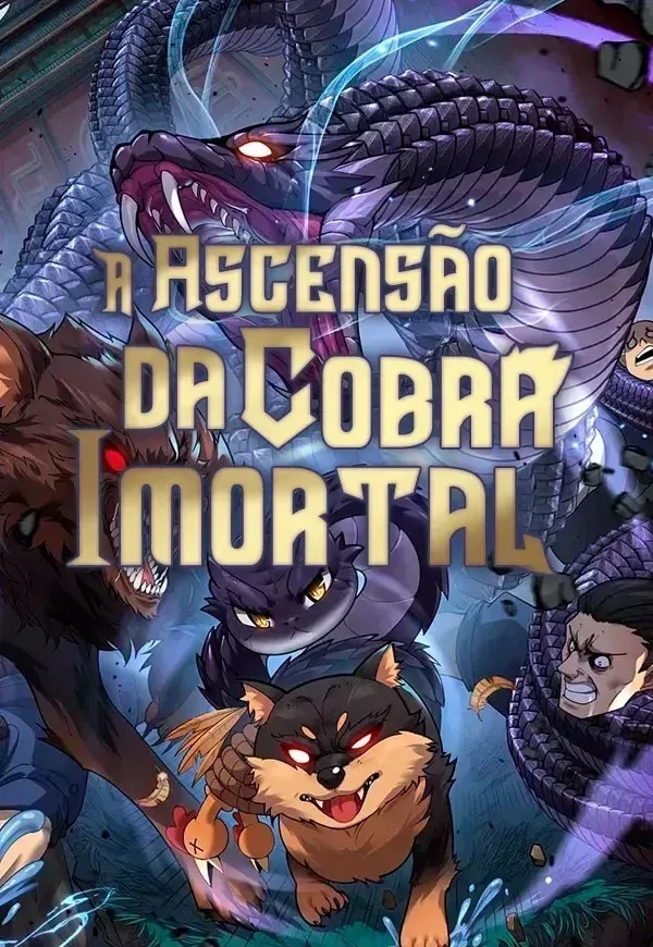 Capa de A Ascensão da Cobra Imortal