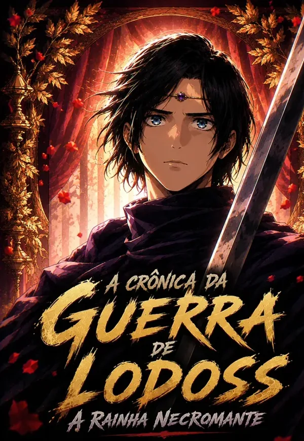 Capa de A Crônica da Guerra de Lodoss: A Rainha Necromante