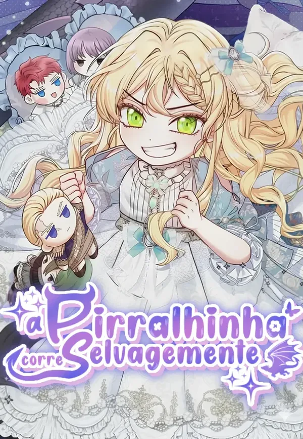 Capa de A Pirralhinha Corre Selvagemente