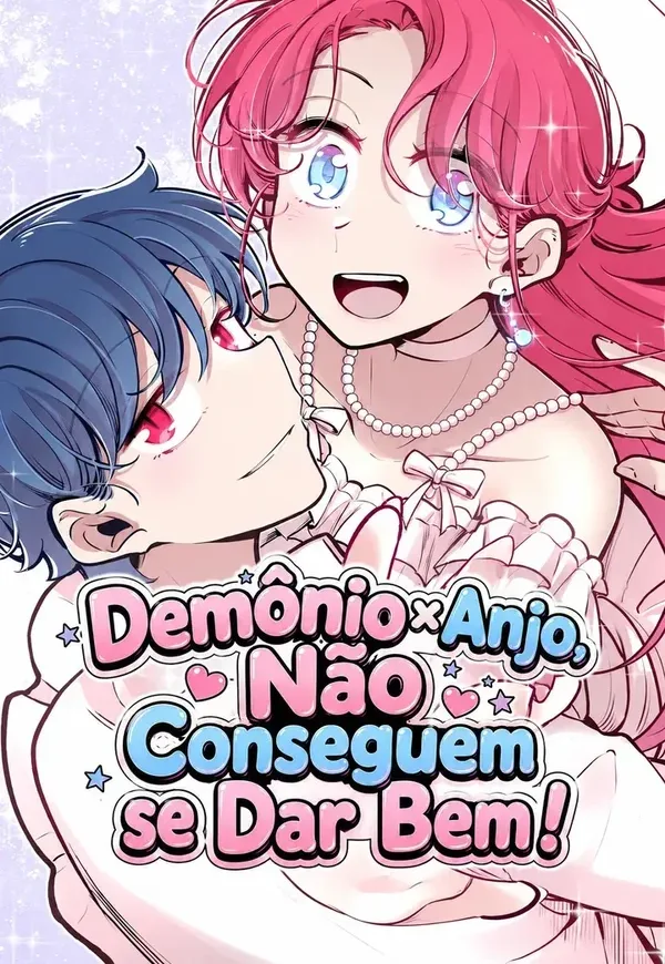 Capa de Demônio X Anjo, não se entendem! - Demônio X Anjo, Não Conseguem Se Dar Bem!
