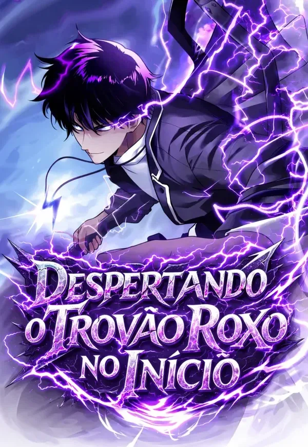 Capa de Despertando o Trovão Roxo no Início