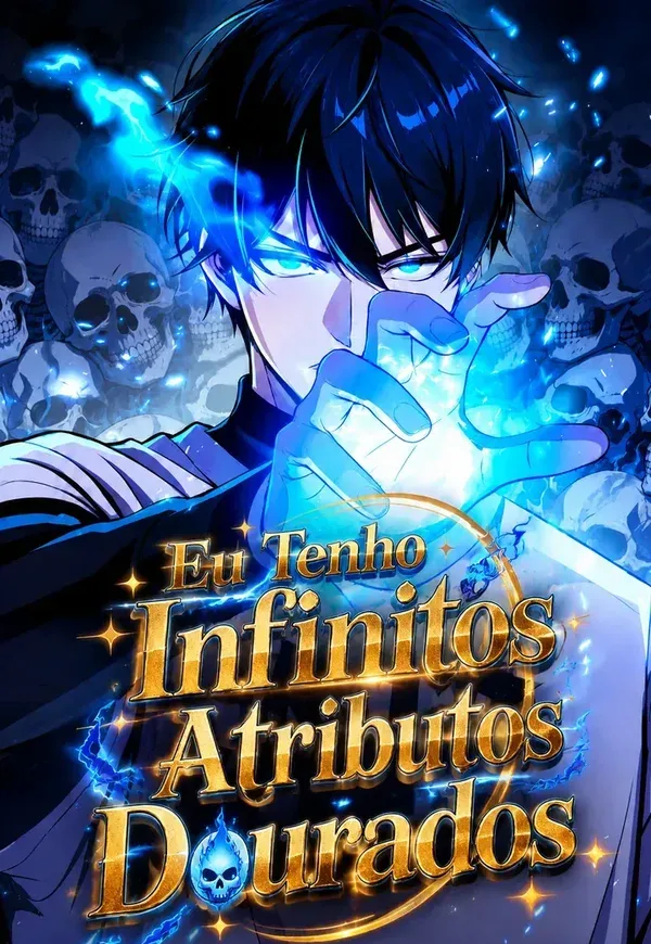 Capa de Eu Tenho Infinitos Atributos Dourados