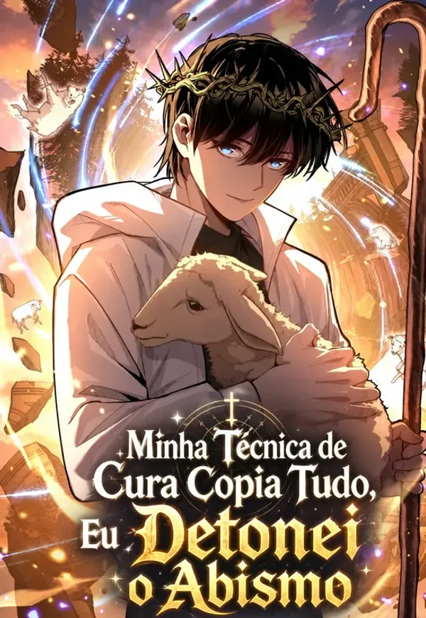 Capa de Minha Técnica de Cura Copia Tudo, Eu Detonei o Abismo
