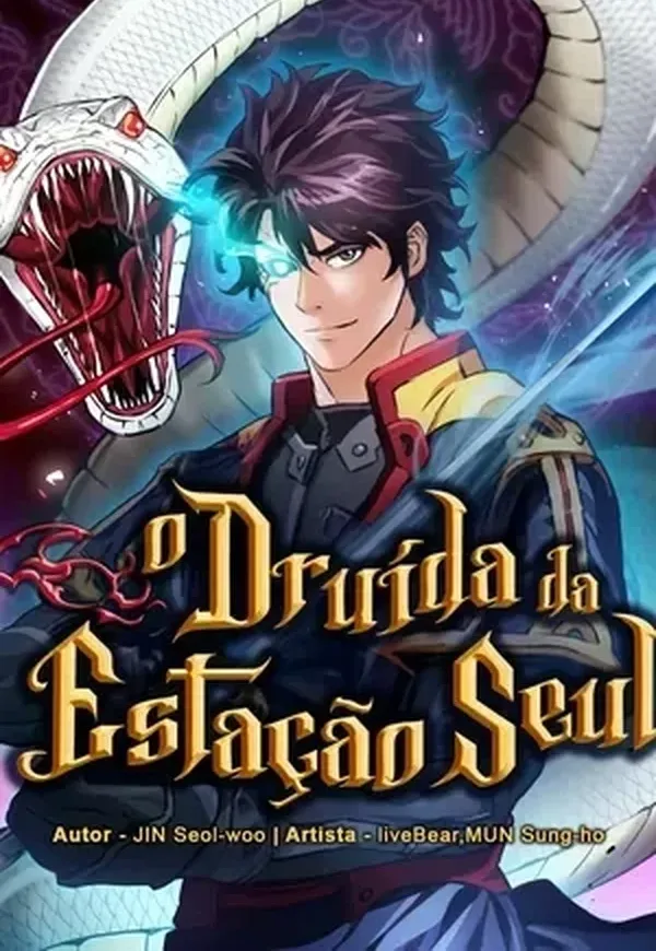 Capa de O Druída da Estação de Seul