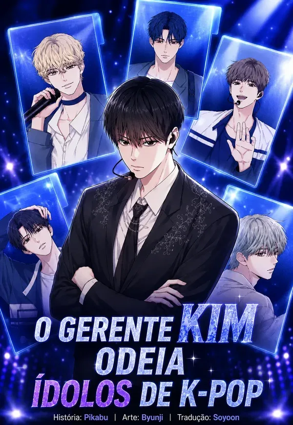 Capa de O gerente Kim odeia ídolos de K-Pop.