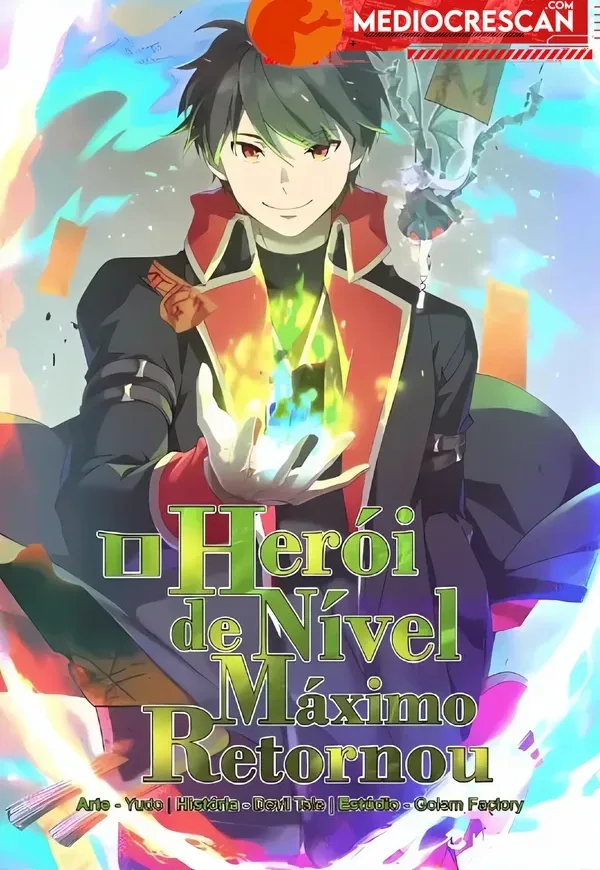 Capa de O Herói de Nível Máximo Retornou
