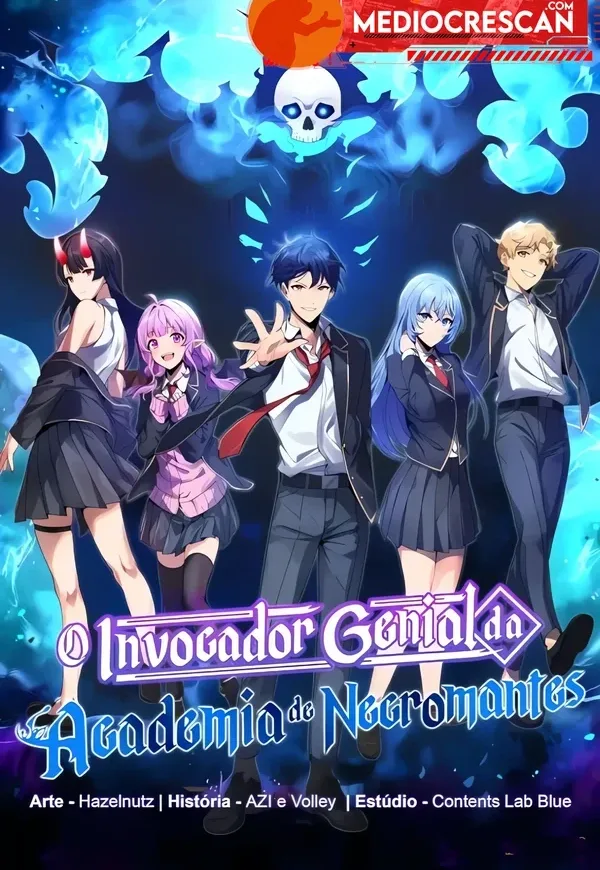 Capa de O Invocador Genial da Academia de Necromantes