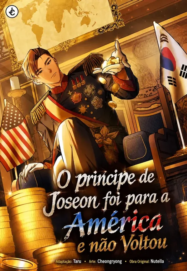 Capa de O príncipe de Joseon foi para a América e não Voltou