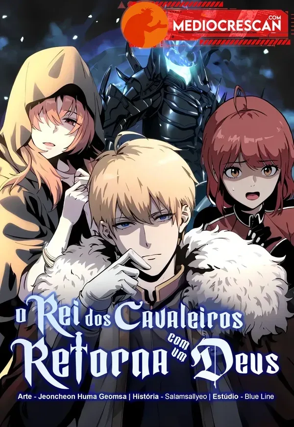 Capa de O Rei dos Cavaleiros que Retorna com um Deus