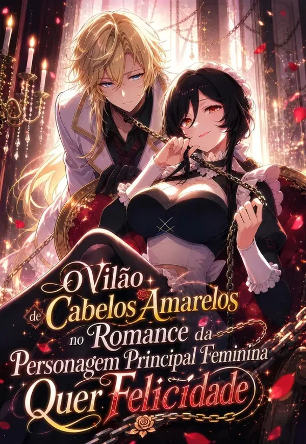 Capa de O vilão de cabelos amarelos no romance da personagem principal feminina quer felicidade