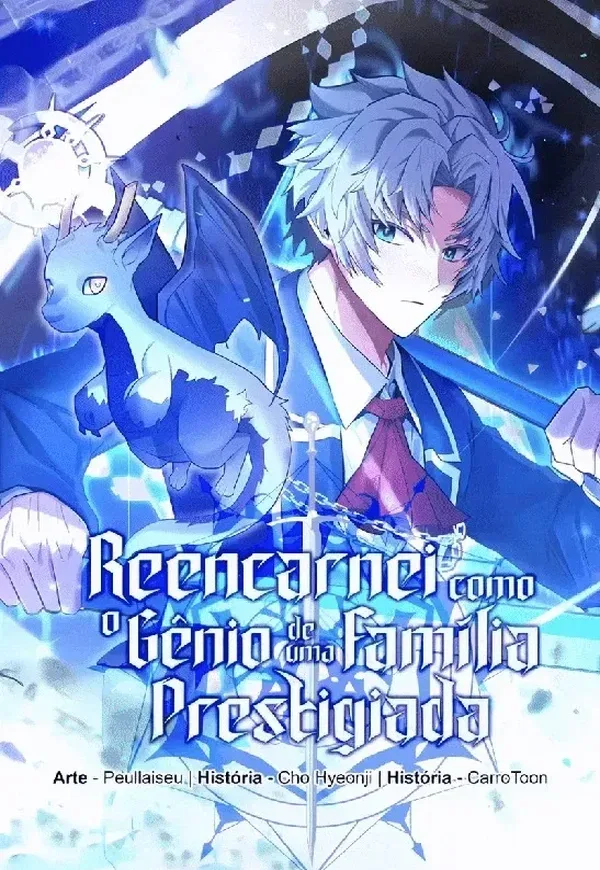 Capa de Reencarnei Como o Gênio de uma Família Prestigiada