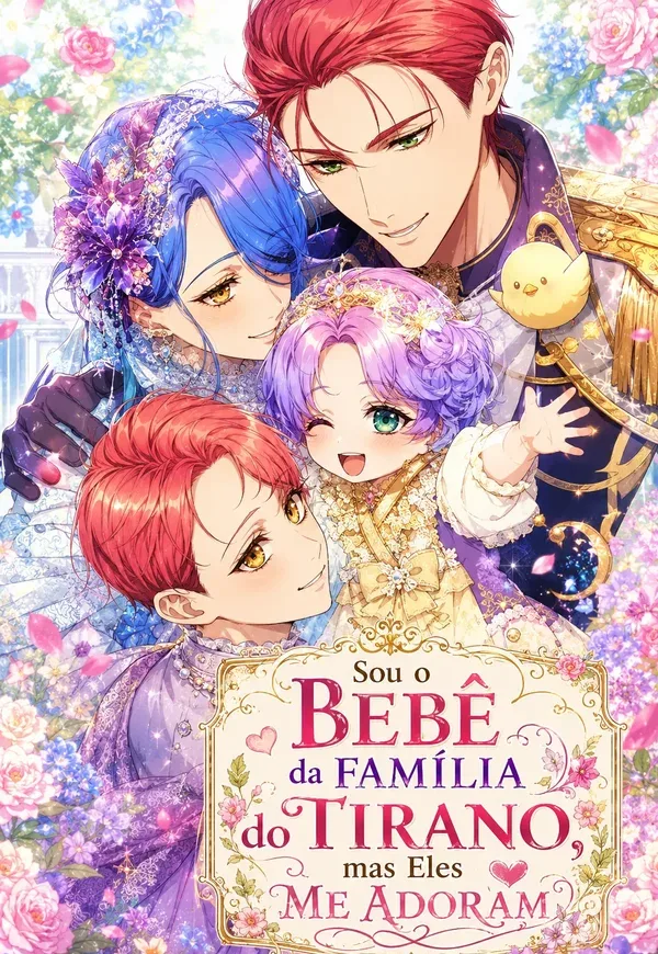 Capa de Sou o caçula da família de tiranos, mas eles me adoram.